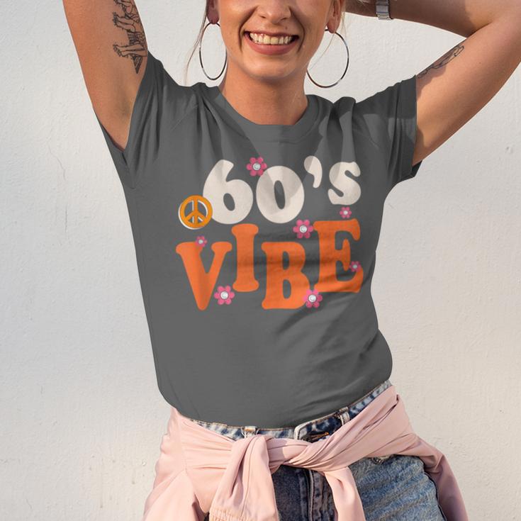 60's Vibe Retro Nostalgia Classic Mixtape Era 1960s Party Unisex Jersey T-Shirt