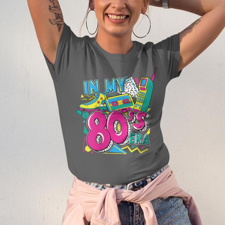 In My 80s Era Retro Vintage 80s Party Throwback Nostalgia Unisex Jersey T-Shirt