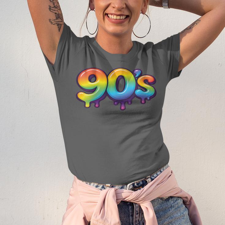 90s Retro Pop Art Rainbow Lips Nostalgia Costume 90s Unisex Jersey T-Shirt 90s Retro Pop Art Rainbow Lips Nostalgia Costume 90s Unisex Jersey T-Shirt