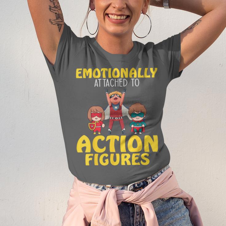 Action Figure Collector Comic Books Unisex Jersey T-Shirt