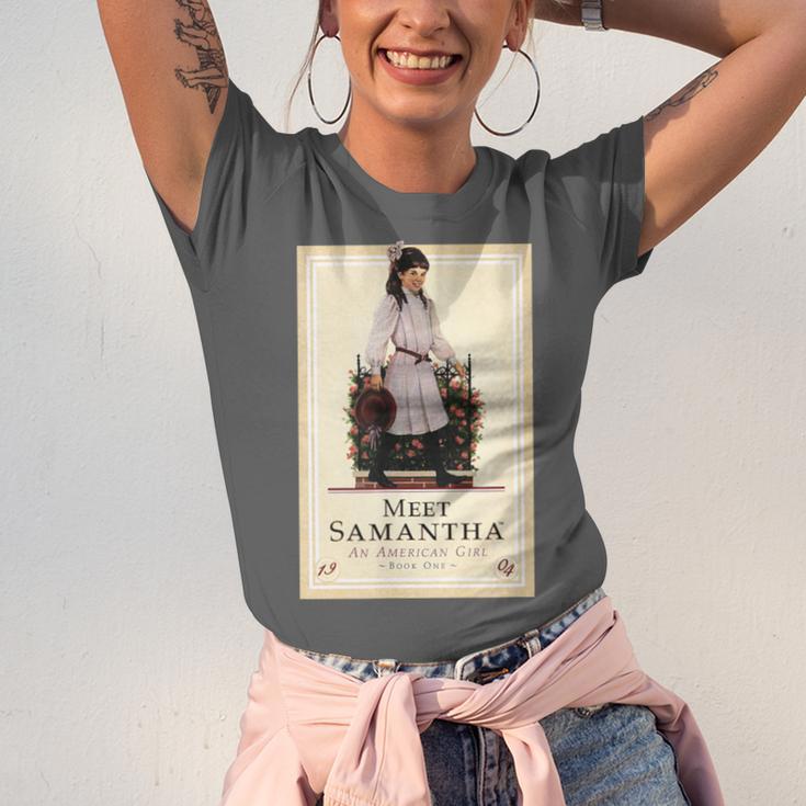 American Girl Meet Samantha Book Cover Unisex Jersey T-Shirt American Girl Meet Samantha Book Cover Unisex Jersey T-Shirt