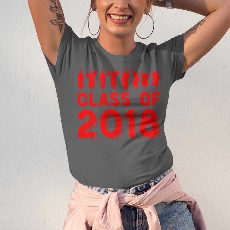 & Red Class Of 2018 Senior GraduationShirt Unisex Jersey T-Shirt
