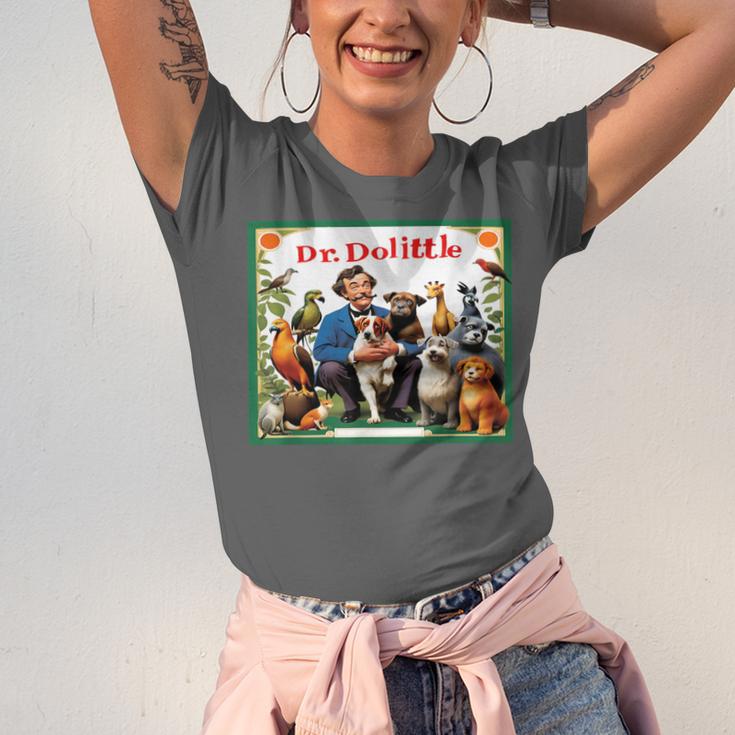 Animal Doctor & Communicator Dr Dolittle Children's Book Cover Unisex Jersey T-Shirt