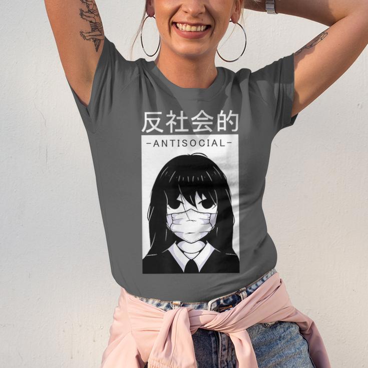 Anime Antisocial Introvert I Hate People Anti Social EMD Unisex Jersey T-Shirt Anime Antisocial Introvert I Hate People Anti Social EMD Unisex Jersey T-Shirt