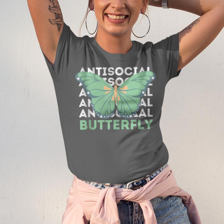 Anti-Social Introvert Butterfly Unisex Jersey T-Shirt Anti-Social Introvert Butterfly Unisex Jersey T-Shirt