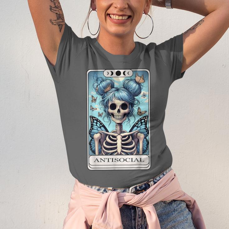 Antisocial Butterfly Tarot Card Introvert Women Stay Home Unisex Jersey T-Shirt Antisocial Butterfly Tarot Card Introvert Women Stay Home Unisex Jersey T-Shirt