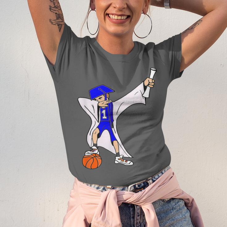 Basketball Dabbing Shirt Senior Graduation Him Her Unisex Jersey T-Shirt
