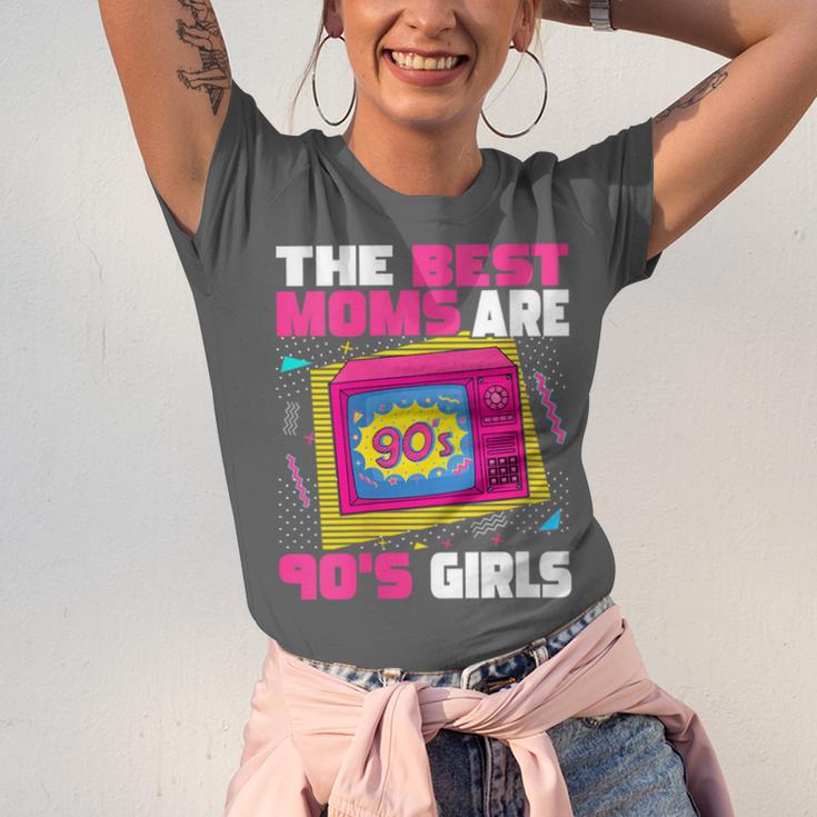 The Best Moms Are 90s Girls 90s Aesthetic Mom Nostalgia Unisex Jersey T-Shirt The Best Moms Are 90s Girls 90s Aesthetic Mom Nostalgia Unisex Jersey T-Shirt