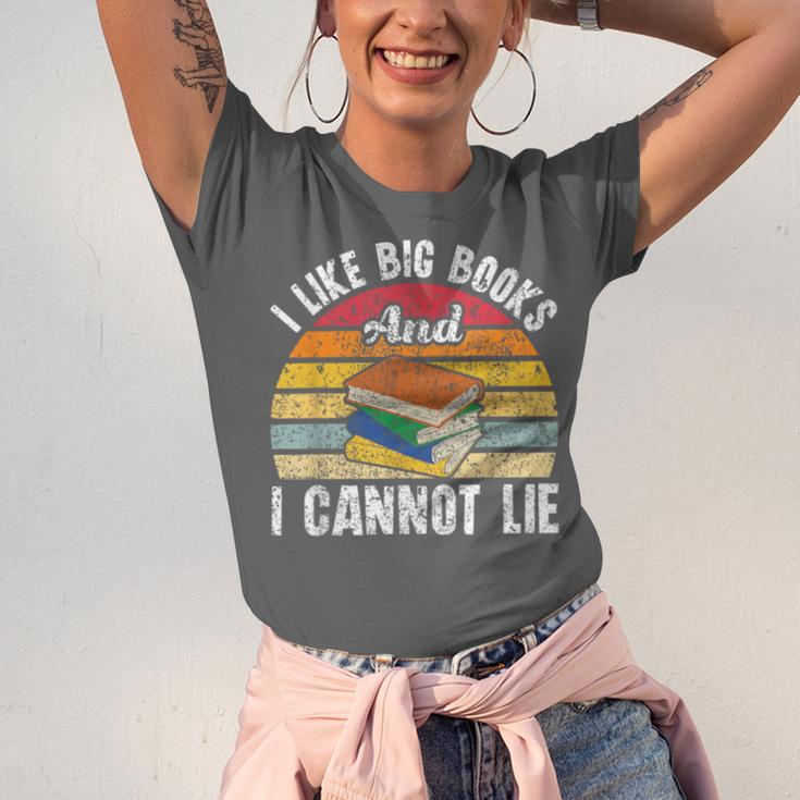 I Like Big Books And I Cannot Lie Bookworm Reading Teacher Unisex Jersey T-Shirt I Like Big Books And I Cannot Lie Bookworm Reading Teacher Unisex Jersey T-Shirt