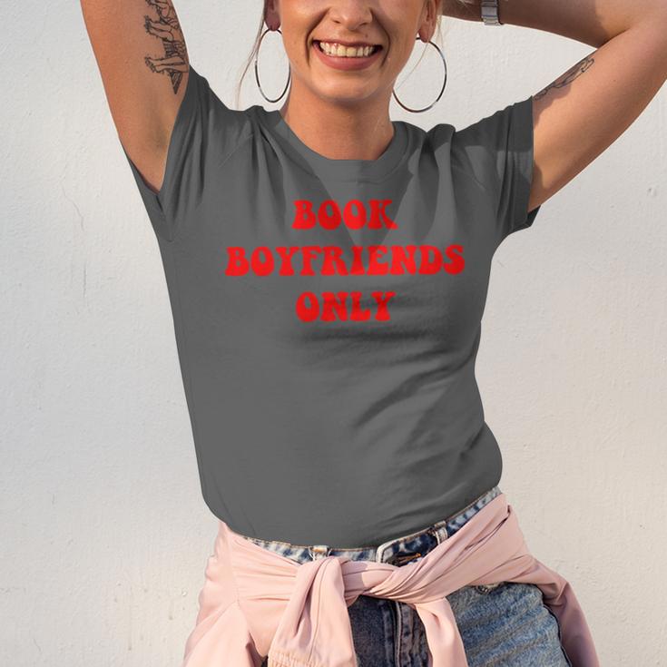 Book Boyfriends Only Unisex Jersey T-Shirt