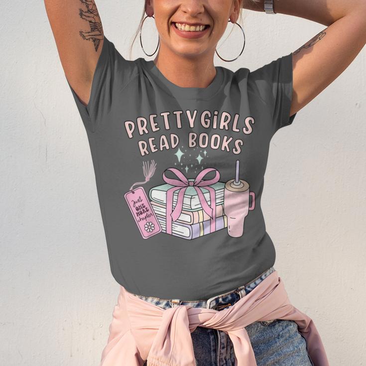 Book Lover's Pretty Girl's Read Books Unisex Jersey T-Shirt Book Lover's Pretty Girl's Read Books Unisex Jersey T-Shirt