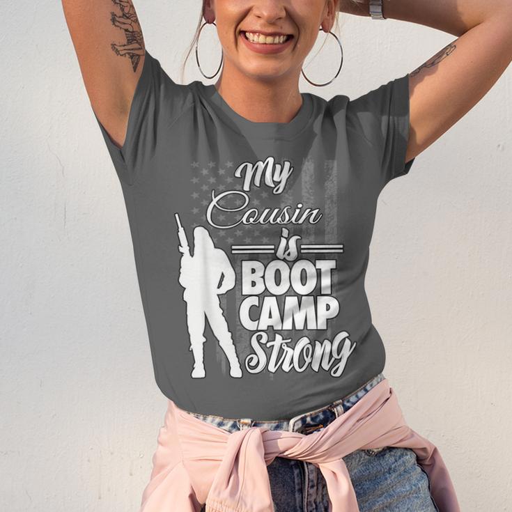 Boot Camp Graduation Military Cousin Support Tee Unisex Jersey T-Shirt