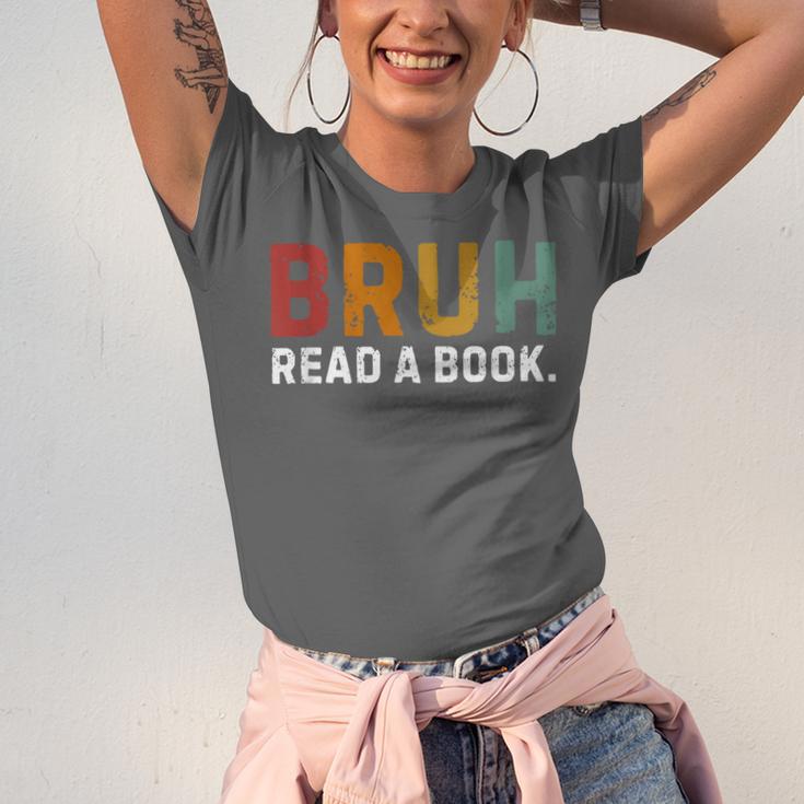 Bruh Read a Book Unisex Jersey T-Shirt