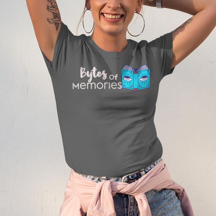 Bytes Of Memories Digital Nostalgia Concept Line Unisex Jersey T-Shirt