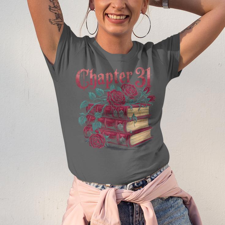 Chapter 31 Gothic 31st Birthday Book Lover Dark Romance Unisex Jersey T-Shirt Chapter 31 Gothic 31st Birthday Book Lover Dark Romance Unisex Jersey T-Shirt