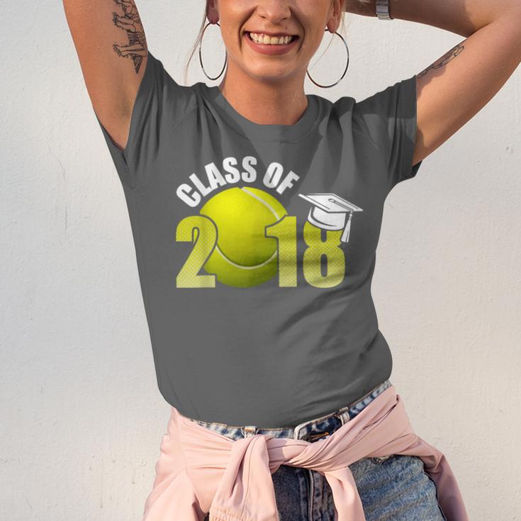 Class Of 2018 Shirts Graduation Senior Tennis Shirt Unisex Jersey T-Shirt