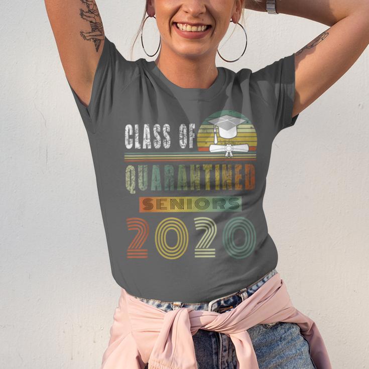 Class Of 2020 Quarantined Seniors Graduation Gift Unisex Jersey T-Shirt