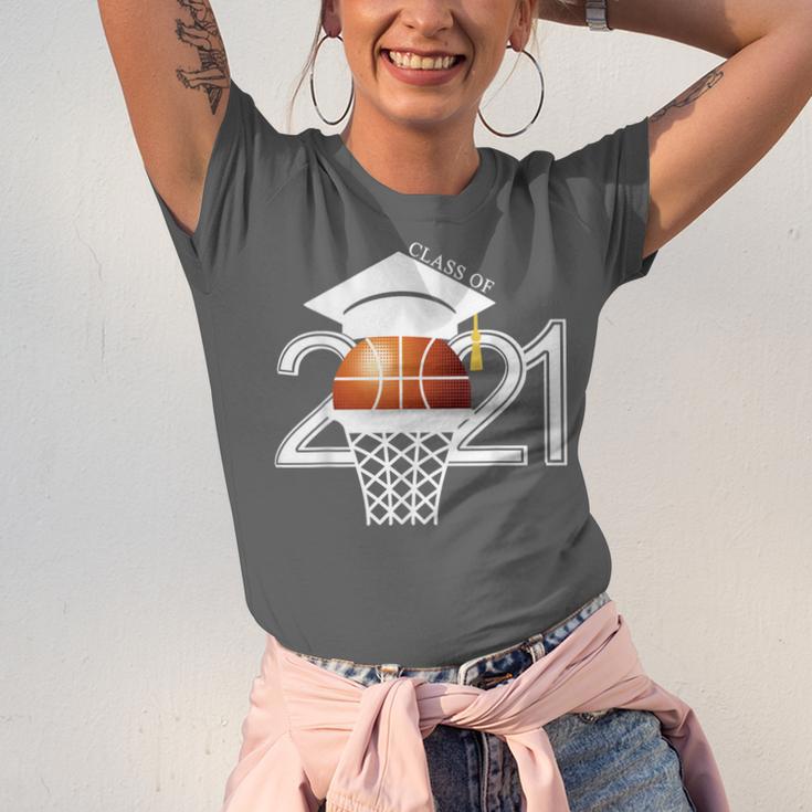 Class 2021 Graduation Senior Basketball Player Unisex Jersey T-Shirt