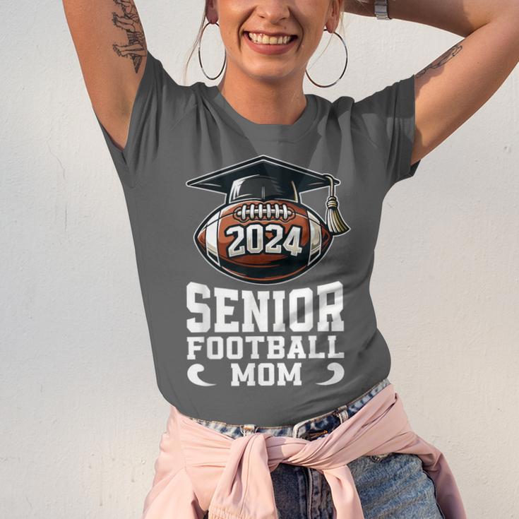 Class Of 2024 Graduation Senior Football Mom 2024 Unisex Jersey T-Shirt