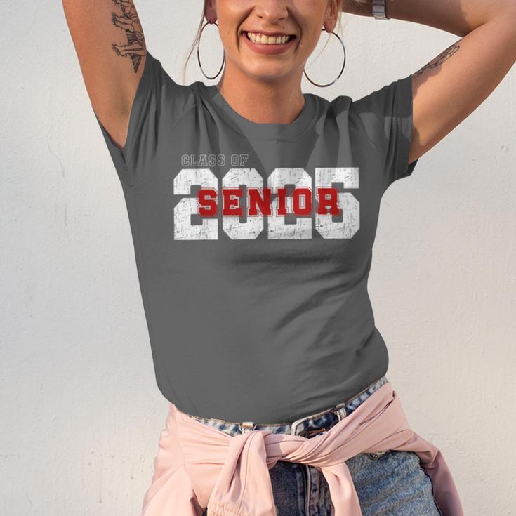 Class Of 2025 Senior Graduation 2025 And Red Unisex Jersey T-Shirt
