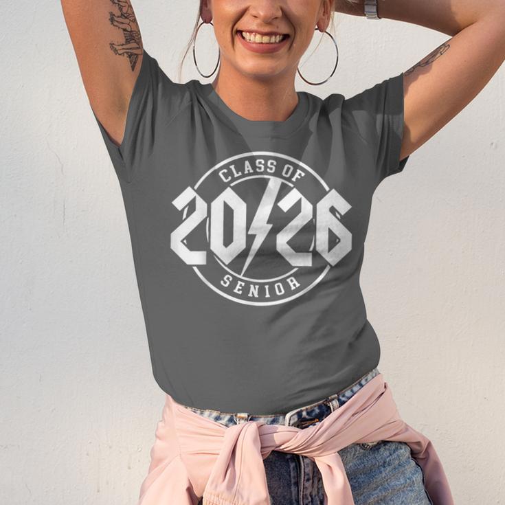 Class Of 2026 Twenty 26 Classic Rock Graduation Senior 2026 Unisex Jersey T-Shirt