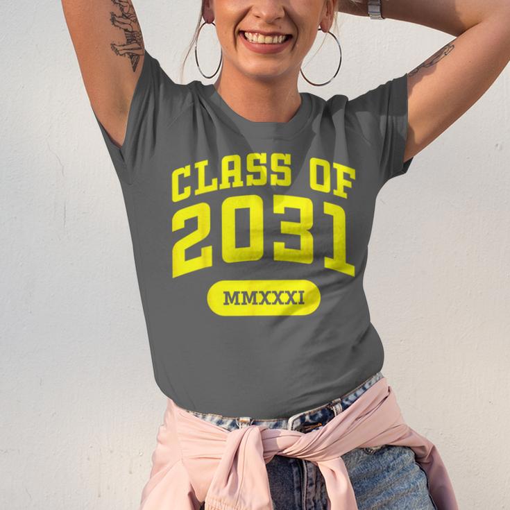 Class Of 2031 Shirts For Kindergarten Photo To Graduation Unisex Jersey T-Shirt
