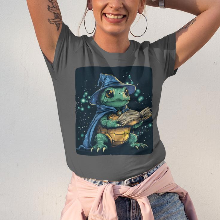 Cool Magical Book With Wizard Turtle For Adults And Kids Unisex Jersey T-Shirt Cool Magical Book With Wizard Turtle For Adults And Kids Unisex Jersey T-Shirt