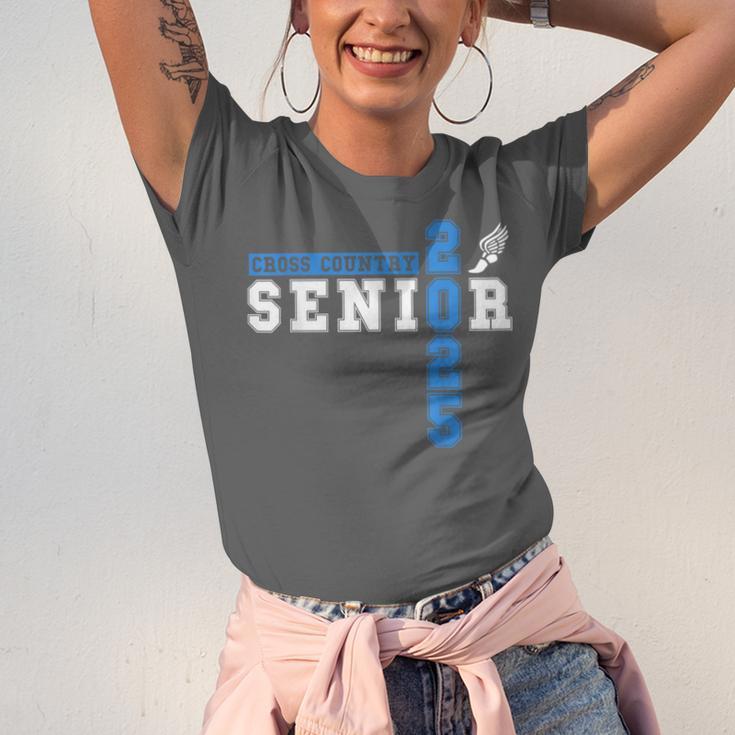 Cross Country Senior Night Senior 2025 Graduation Party 30 Unisex Jersey T-Shirt