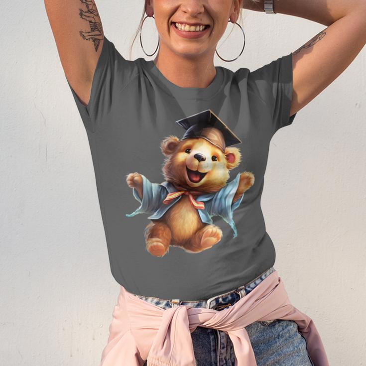 Cute Graduation Bear To Celebrate Your Graduate Unisex Jersey T-Shirt