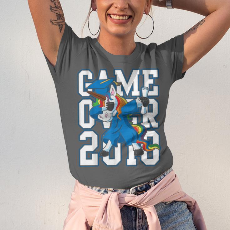 Dabbing Graduation Class Of 2018Shirt Unicorn Dab Unisex Jersey T-Shirt