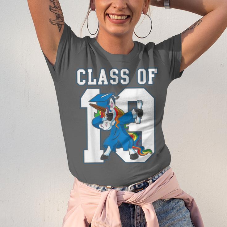 Dabbing Graduation Class Of 2019 Unicorn Shirt Unisex Jersey T-Shirt