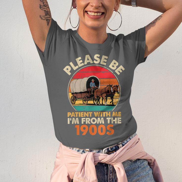 Dad Father's Day Please Be Patient I'm From The 1900s Unisex Jersey T-Shirt Dad Father's Day Please Be Patient I'm From The 1900s Unisex Jersey T-Shirt