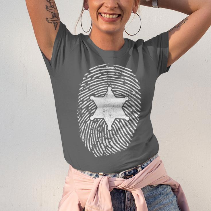 Deputy Sheriff DNA Sheriff Graduation 6 Star Badge Unisex Jersey T-Shirt
