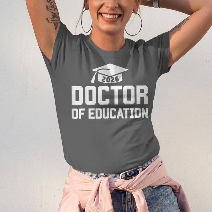 Doctor Of Education 2026 EDD Doctoral Degree Graduation Unisex Jersey T-Shirt
