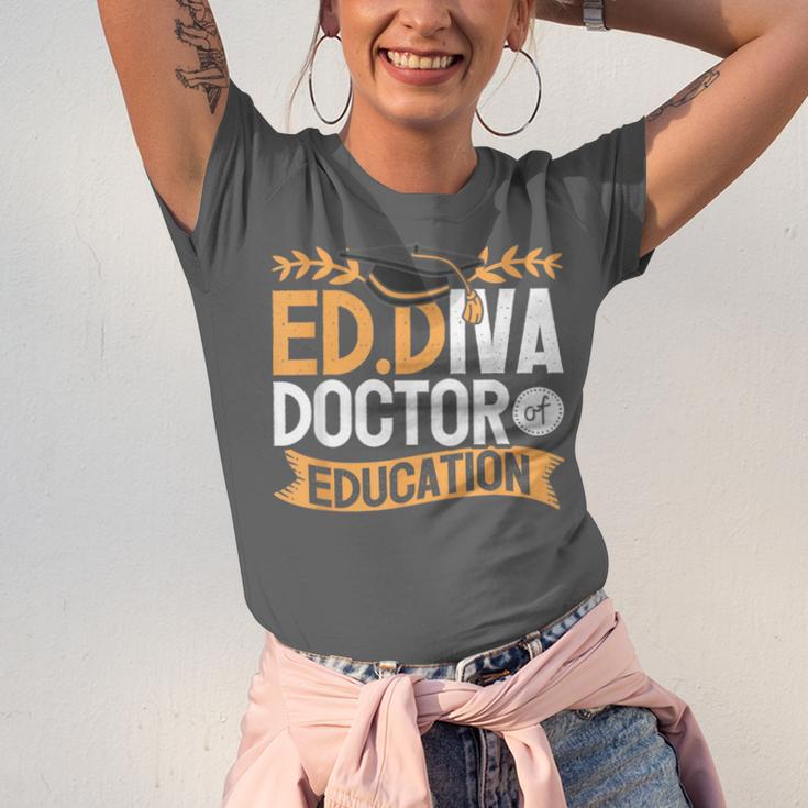Doctor Of Education EdD Graduation ED Diva Unisex Jersey T-Shirt