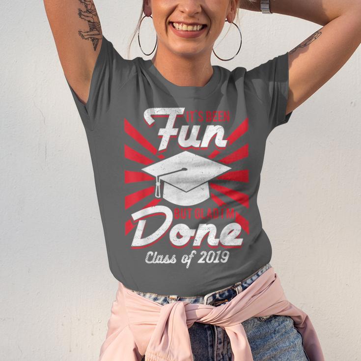 Im Done Graduating Class Of 2019 School GraduationShirt Unisex Jersey T-Shirt