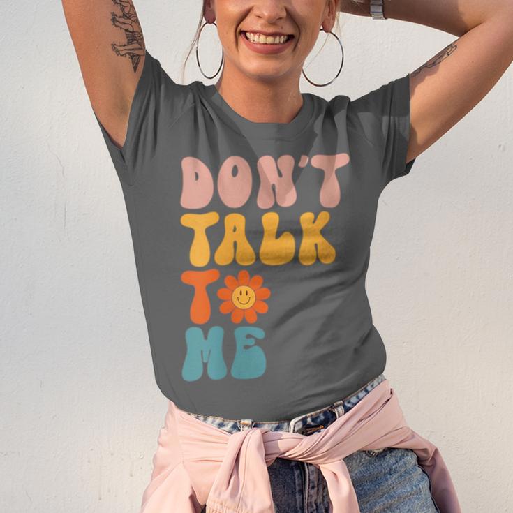 Don't Talk To Me Sarcastic Introvert Antisocial Unisex Jersey T-Shirt Don't Talk To Me Sarcastic Introvert Antisocial Unisex Jersey T-Shirt