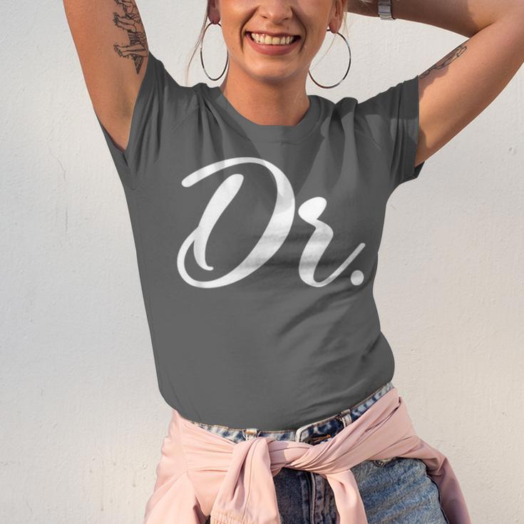 Dr Doctor Medical School Graduation Men & Women New Doctor Unisex Jersey T-Shirt