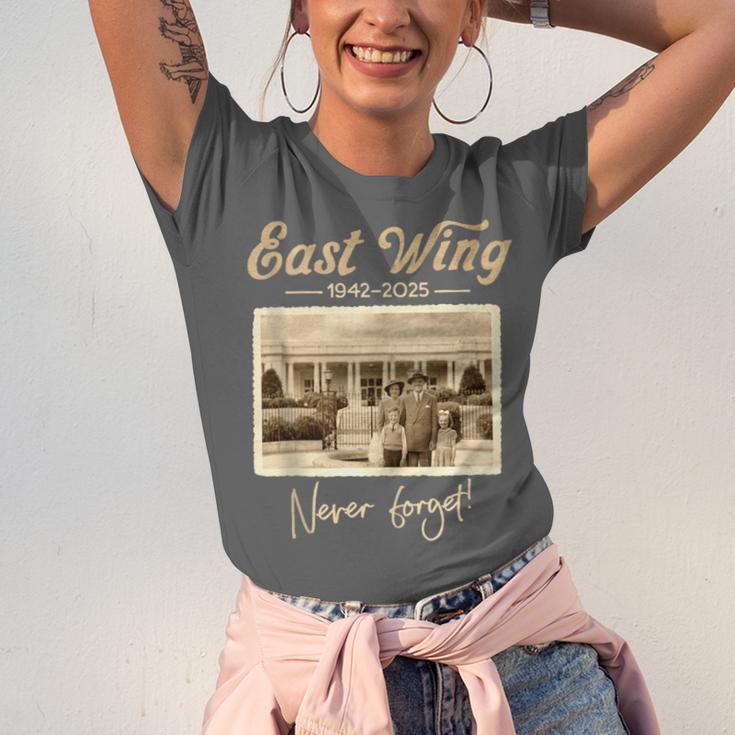 East Wing Never Forget American Vintage Nostalgia Unisex Jersey T-Shirt East Wing Never Forget American Vintage Nostalgia Unisex Jersey T-Shirt