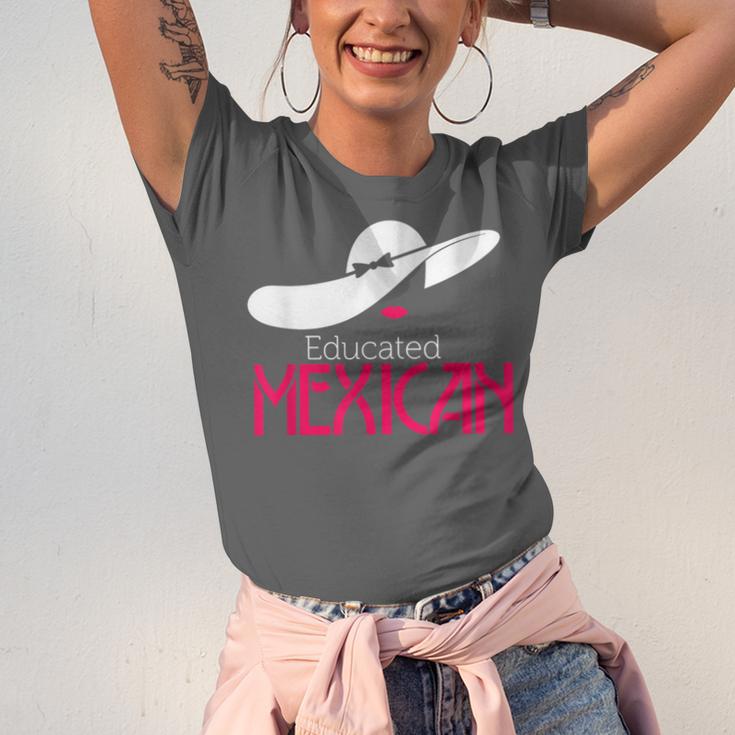 Educated Mexican Graduation Shirt For Women Unisex Jersey T-Shirt