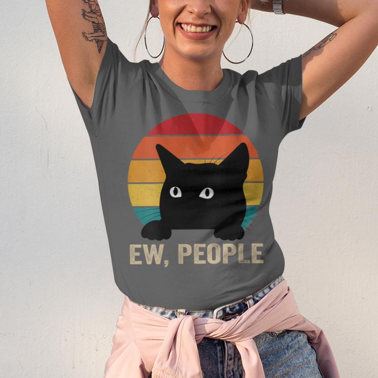 Ew People Introvert Cat Lover Cat Lady Vintage Unisex Jersey T-Shirt Ew People Introvert Cat Lover Cat Lady Vintage Unisex Jersey T-Shirt
