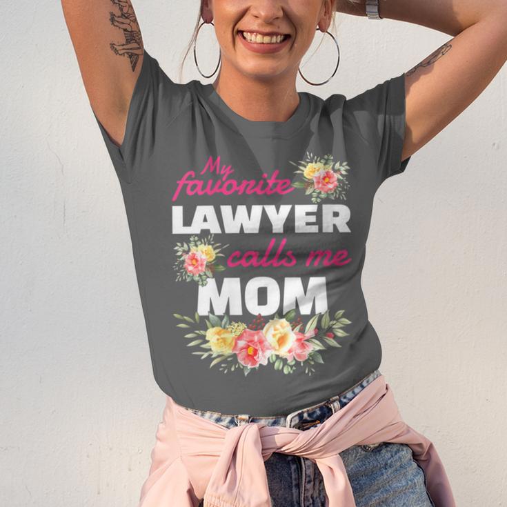 My Favorite Lawyer Calls Me Mom Graduation Unisex Jersey T-Shirt