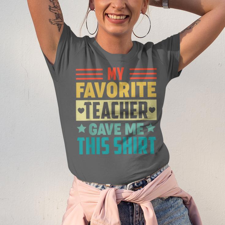 My Favorite Teacher Gave Me This School Graduation Student Unisex Jersey T-Shirt