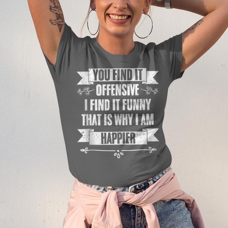 You Find It Offensive I Find It A Sarcastic Introvert Unisex Jersey T-Shirt You Find It Offensive I Find It A Sarcastic Introvert Unisex Jersey T-Shirt