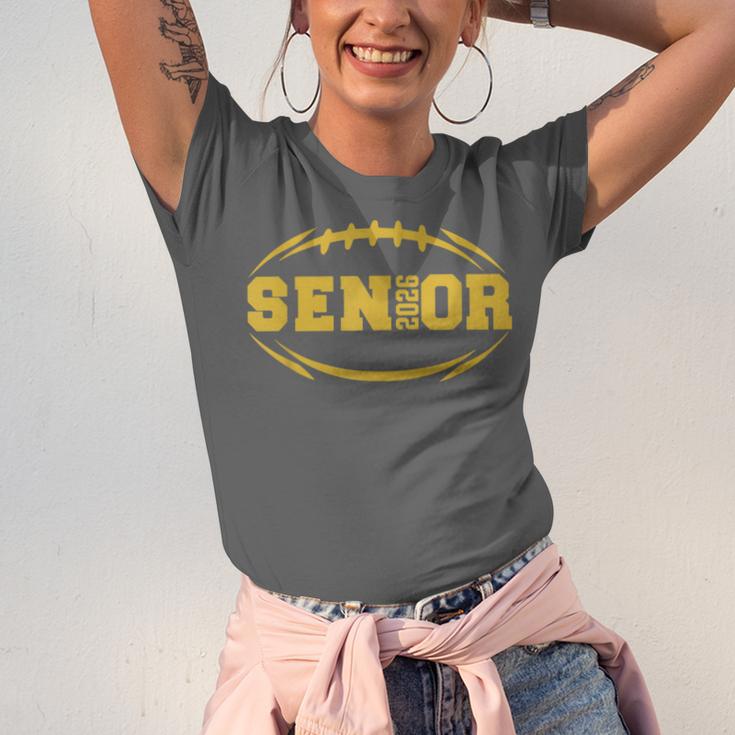 Football Proud Senior 2026 Graduation Year Unisex Jersey T-Shirt