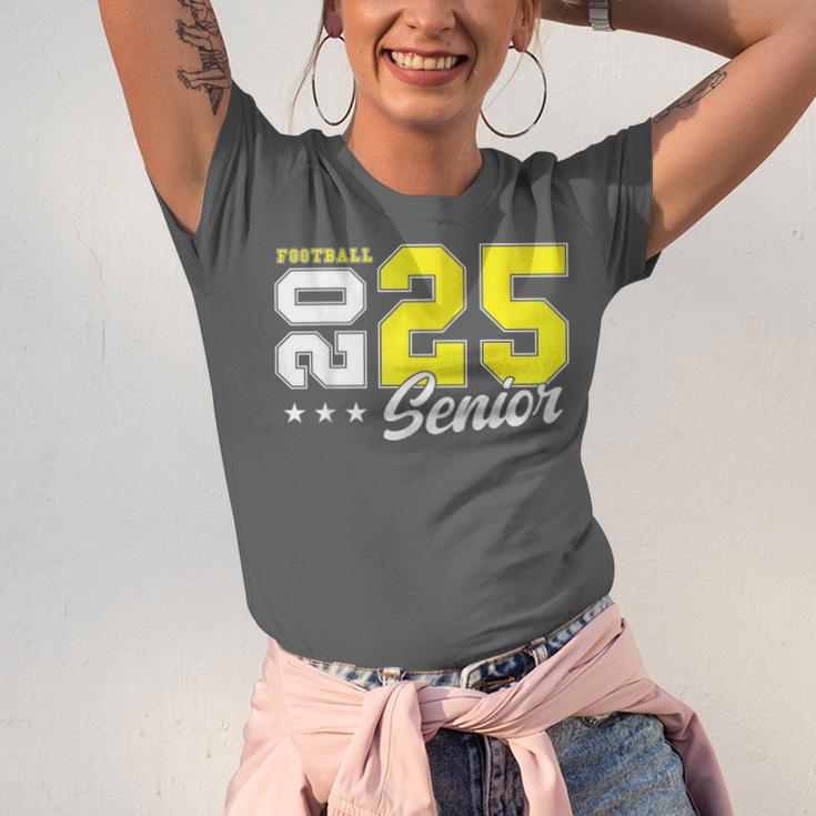 Football Senior Night Football Senior 2025 Graduation 55 Unisex Jersey T-Shirt