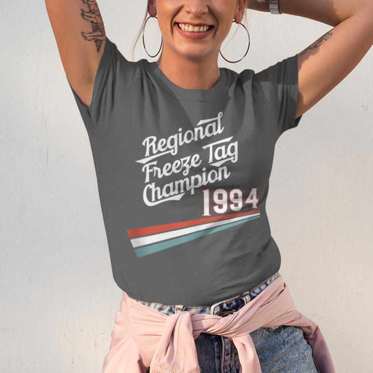 Freeze Tag 90s Nostalgia Unisex Jersey T-Shirt