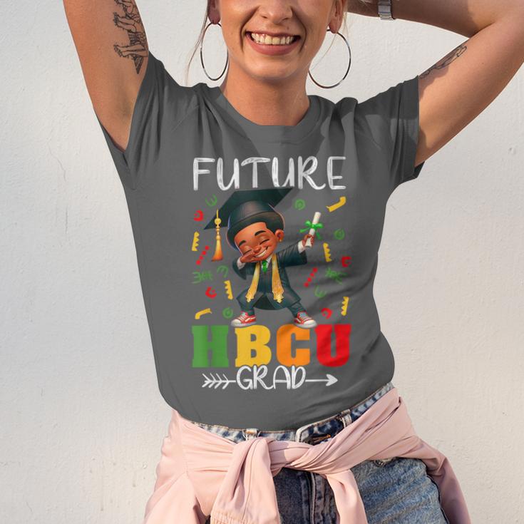 Future HBCU Grad History Boy Graduation HBCU Kids Unisex Jersey T-Shirt