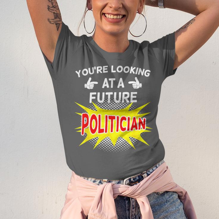 Future Politician Graduation For Kids And Graduates T-Shirt Unisex Jersey T-Shirt