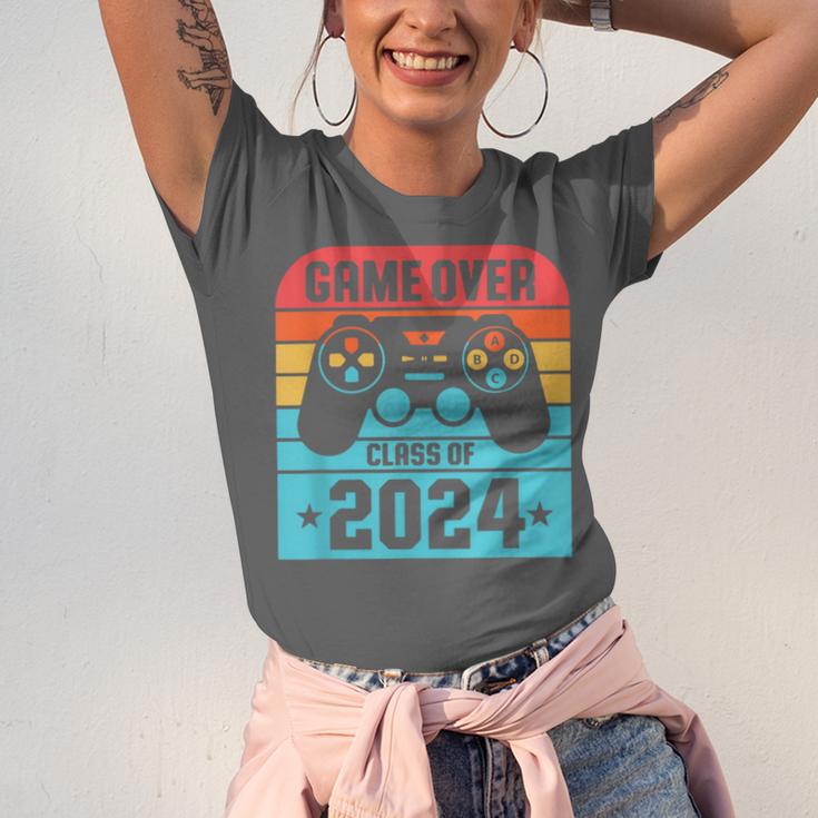 Game Over Class Of 2024 Shirt Students Graduation Unisex Jersey T-Shirt